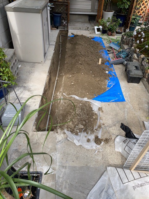 愛知県名古屋市中川区　水漏れ対策水道管工事　施工事例